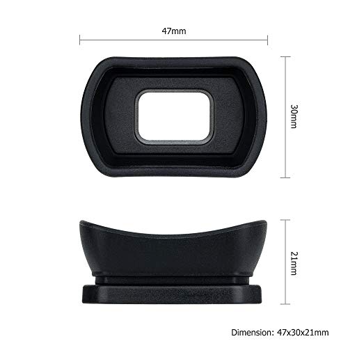 Soft Silicon Camera Viewfinder Eyecup Eyepiece Eyeshade for Nikon D780 D750 D610 D600 D7500 D7200 D7100 D7000 D5600 D5500 D5300 D5200 D5100 D5000 D3500 D3400 D3300 Replaces DK-21 DK-28 DK-25 24 23 20