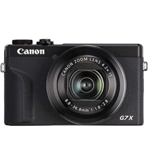 Camera PowerShot G7 X Mark III Digital Camera (Black) Pro Bundle + Camera Bag + Sandisk 128GB Memory Card + Flex Tripod + SD Card Reader + Cleaning Kit