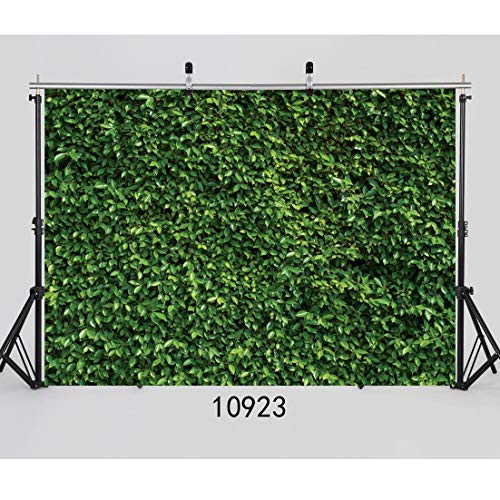 SJOLOON Green Leaves Backdrop Grass Backdrop Natural Green Lawn Party Photography Backdrop Birthday Newborn Baby Lover Wedding Photo Studio Props 10923 (8x6FT)