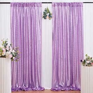 backdrop curtains shimmer backdrop 2ftx8ft lavender curtains 2 packs backdrop for birthday party glitter curtains backdrop decorations