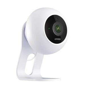 winees 2k indoor security camera, qhd wifi camera with 2-way audio, 4mp pet camera with phone app, 2.4ghz, clear ir night vision, human and motion detection for baby/mom, alexa compatible m2