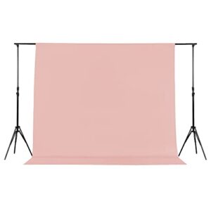 joccun 8x10ft light pink backdrop background for photography,polyester backdrop curtain background screen for photography,photoshoot,video recording,studio(8x10ft,light pink)
