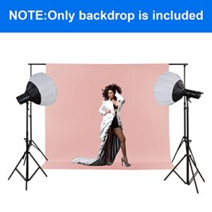 Joccun 8X10FT Light Pink Backdrop Background for Photography,Polyester Backdrop Curtain Background Screen for Photography,Photoshoot,Video Recording,Studio(8X10ft,Light Pink)