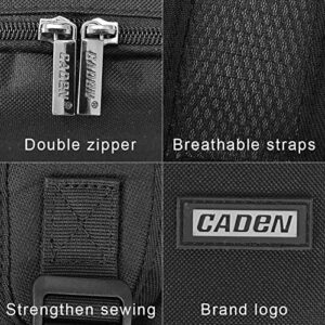 CADeN Camera Backpack Bag Professional for DSLR/SLR Mirrorless Camera Waterproof, Camera Case Compatible for Sony Canon Nikon Camera and Lens Tripod Accessories