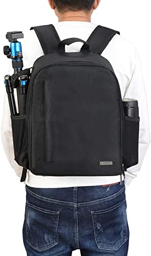 CADeN Camera Backpack Bag Professional for DSLR/SLR Mirrorless Camera Waterproof, Camera Case Compatible for Sony Canon Nikon Camera and Lens Tripod Accessories