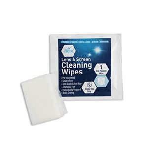 Medpride Premoistened Lens Wipes| Anti-Static, Anti-Fog, Quick-Dry & Scratch-Free| Cleaning Cloths for LED Touch Screen, iPhones, iPads, Computer Monitors, Eyeglasses, Camera Lenses, Laptop (100)