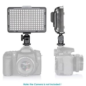 NEEWER Dimmable 176 LED Video Light Lighting Kit: 176 LED Panel 3200-5600K, 2 Pieces Rechargeable Li-ion Battery, USB Charger and Portable Durable Case for Canon, Nikon, Pentax, Sony DSLR Cameras
