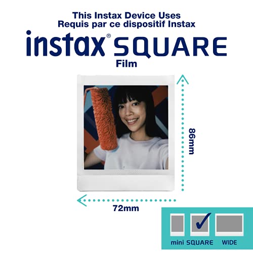 Fujifilm Instax Square SQ1 Instant Camera- Chalk White (16670522)