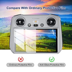 STARTRC Mini 3 Pro Anti-Glare Matte Tempered Glass Screen Protector Film for DJI Mini 3 Pro RC Remote Controller Accessories (2 PACK)