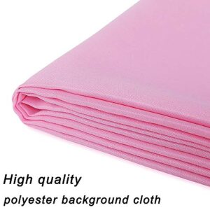 GFCC Pink Backdrop - 8FTX10FT Polyester Pink Photo Backdrop for Photoshoot Background for Photography Screen Video Recording Picture Background