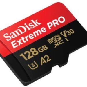 SanDisk 128GB Micro SDXC Memory Card Extreme Pro Works with GoPro Hero 8 Black, Max 360 Action Cam U3 V30 4K Class 10 (SDSQXCY-128G-GN6MA) Bundle with 1 Everything But Stromboli MicroSD Card Reader