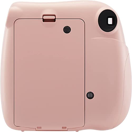 Fujifilm Instax Mini 7+ Camera, Easy to Operate, Portable, Handy Selfie Mirror, Polaroid Camera, Perfect for Beginners and Experts, Sleek and Stylish Design - Light Pink (Renewed)