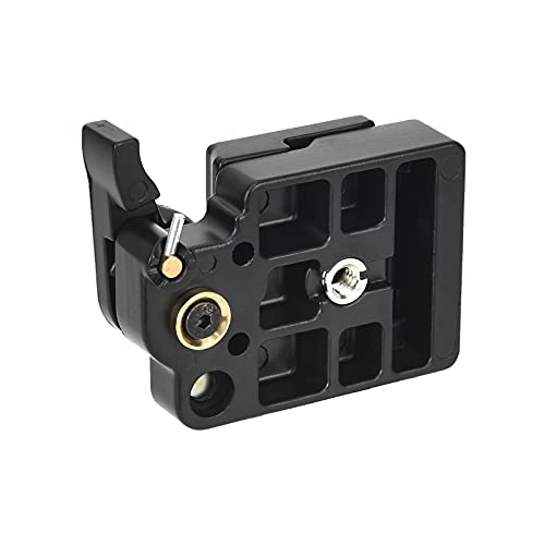 323 RC2 Quick Release Plate Adapter, Rapid Connect Adapter with Quick Release Plate Compatible for Manfrotto Monopod, Manfrotto Tripod Ball Head and Tripod