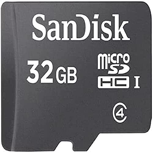 SanDisk 32GB Mobile MicroSDHC Class 4 Flash Memory Card With SD Adapter - (Retail Packaging)