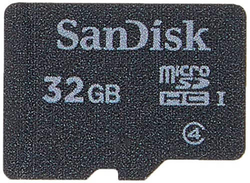 SanDisk 32GB Mobile MicroSDHC Class 4 Flash Memory Card With SD Adapter - (Retail Packaging)