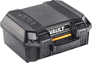 vault by pelican – v100 multi-purpose hard case with foam (black)