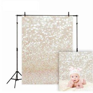 funnytree 6x8ft bokeh golden spots backdrops for photography halo (not glitter) sand scale background professional wedding bridal shower newborn baby portrait photo studio props