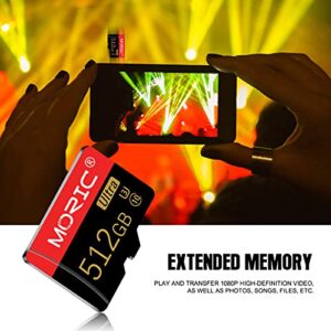 512GB Memory Card Micro SD Card 512GB High Speed Class 10 for Smartphones/Cameras/Tablets/Nintendo-Switch and Drone