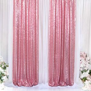 sparkle backdrop curtain fuchsia pink 2 panels set sequin photo backdrop 2ftx8ft sequin backdrop curtain pack of 2