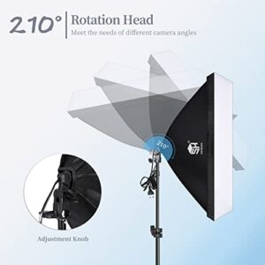 SH Softbox Photography Lighting Kit 700W Output Continuous Lighting Equipment with E27 Socket 5500K Bulbs1