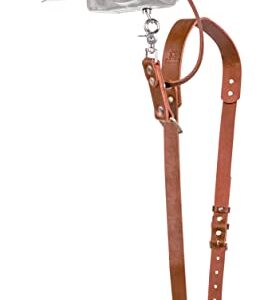 Camera Strap Accessories for One Camera-Professional Single Leather Harness Shoulder Strap Solo Camera Quick Release Gear for DSLR/SLR ProInStyle Strap (Tan)