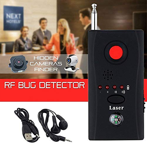 HOHOPROV Hidden Camera Detectors Bug Detector, Hidden Device Detector, Police Scanner, RF Signal Detector, Locates Hidden Device in Office,Hotel Rooms,Airbnb Excursions,Bathrooms