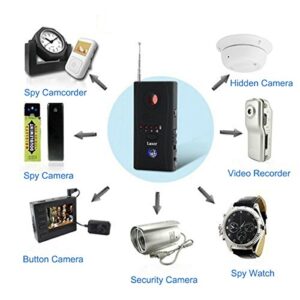 HOHOPROV Hidden Camera Detectors Bug Detector, Hidden Device Detector, Police Scanner, RF Signal Detector, Locates Hidden Device in Office,Hotel Rooms,Airbnb Excursions,Bathrooms