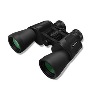 10 x 50 binoculars for adults, powerful binoculars for bird watching, multi-coated optics durable full-size clear binocular for travel sightseeing outdoor sports games and concerts