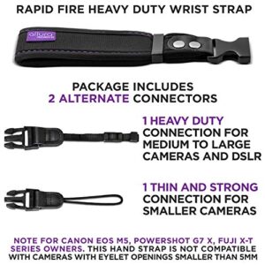 Altura Photo Camera Wrist Strap - Rapid Fire Secure Camera Sling Strap, Camera Straps for Photographers Compatible W/DSLR & Mirrorless - Camera Hand Strap W/Quick Release Camera Strap Dual System