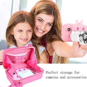 Leayjeen Kids Camera Case Compatible with Dragon Touch/MINIBEAR/VTech KidiZoom PrintCam and More Instant Print Camera for Kids，Kids Digital Camera，Kids Video Camera and Accessories(Case Only)