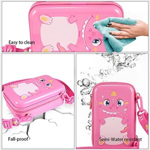 Leayjeen Kids Camera Case Compatible with Dragon Touch/MINIBEAR/VTech KidiZoom PrintCam and More Instant Print Camera for Kids，Kids Digital Camera，Kids Video Camera and Accessories(Case Only)