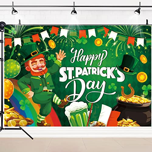 St. Patricks Day Party Supplies Decorations, Happy St. Patricks Day Backdrop, St. Patricks Day Banner Decorations, St. Patricks Party Backdrop, St. Patrick's Day Party Banner, St. Patrick's Background