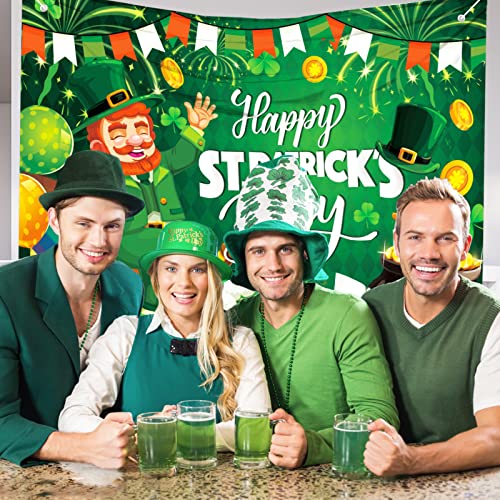 St. Patricks Day Party Supplies Decorations, Happy St. Patricks Day Backdrop, St. Patricks Day Banner Decorations, St. Patricks Party Backdrop, St. Patrick's Day Party Banner, St. Patrick's Background