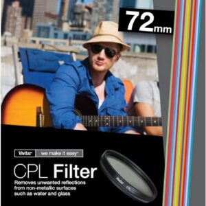 Vivitar CPL72 72mm 1-Piece Multi-Coated Camera Lens Filter (OLD MODEL)