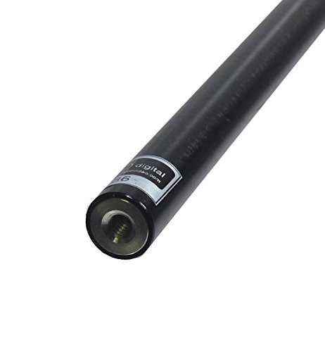 ALZO Extension Rod 16 Inch Long with 1/4 x 20 Thread Hole and 1/4 x 20 Screw End - Black