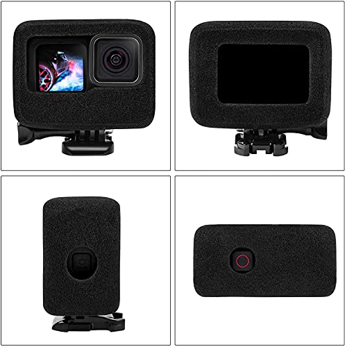 Taisioner Windslayer Cover Wind Muff for GoPro Hero 9 Hero 10 Hero 11 Black Housing Frame Case Video Noise Reduction Accessories