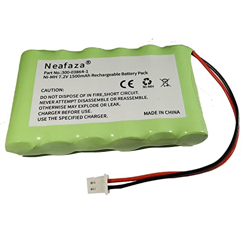 NEAFAZA 300-03864-1 7.2v 1500mAh Battery Replacement Compatible with Honeywell Alarm Lynx WALYNX-RCHB-SC Honeywell Lynx Touch K5109, L3000, L5000, L5100, L7000