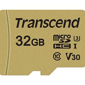 Transcend 32GB microSDXC/SDHC 500S Memory Card TS32GUSD500S