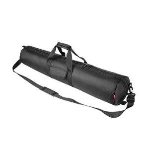 hemmotop tripod carrying case bag 39x7x7in/100x18x18cm heavy duty with and shoulder strap padded carrying bag for light stands, boom stand,tripod,mic stand and tent pole