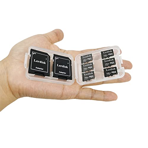 Lerdisk Factory Wholesale 6-Pack Micro SD Card 128MB Class 4 in Bulk Small Capacity 3-Year Warranty Produced by 3C Group Authorized Licencee Special for Small Files Storage or Company Use