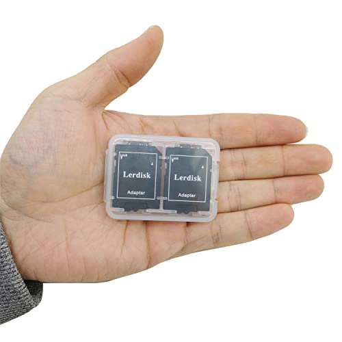 Lerdisk Factory Wholesale 6-Pack Micro SD Card 128MB Class 4 in Bulk Small Capacity 3-Year Warranty Produced by 3C Group Authorized Licencee Special for Small Files Storage or Company Use