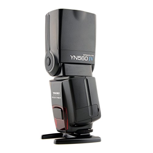 YONGNUO YN560 IV Wireless Flash Speedlite, Master + Slave Flash + Built-in Trigger System, for Canon Nikon Pentax Olympus Fujifilm Panasonic Digital Cameras