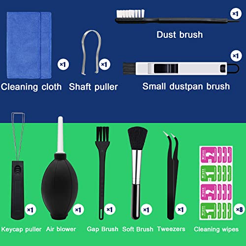 Keyboard Cleaning Kit, Laptop Computer Cleaning Kit, Computer Cleaning & Repair, Keyboard Cleaner, PC Cleaning Kit Applied Macbook Laptop, Keycap Puller, Anti-Static Brush,Computer Cleaning Brush