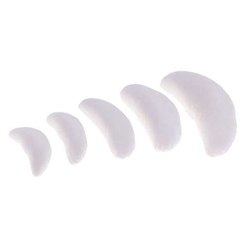 5pcs Newborn Baby Photography Props Moon Pillow Posing Props Newborn Basket Filler Fotografia - White