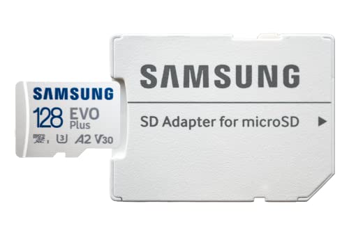 Samsung 128GB EVO+ Micro SD Memory Card for Samsung Phone Works with Galaxy Note 20 Ultra 5G, A42 5G, A21 Phone (MB-MC128KA) Bundle with (1) Everything But Stromboli MicroSDXC & SD Card Reader