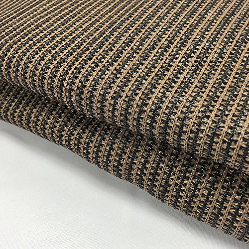 Sun Shade Fabric, UV Shade Cloth - Breathable Sun Screen Fabric, Shade Mesh Fabric - Custom Shade Cloth for Fence, Garden, Backyard, Outdoor, Patio, Pergola, Greenhouse, Barn (4 x 15 FT, Mocha Brown)