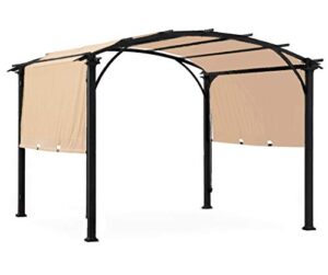garden winds replacement canopy top cover compatible with the verano pergola – riplock 350