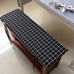 kriddr 4cm thick bench cushion 2 3 seater chair cushion indoor outdoor garden bench seat cushion for bay window dining patio