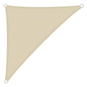 floraleaf sun shade sail right triangle permeable canopy awning for patio backyard lawn garden outdoor activities, beige, 8’x8’x11.3′