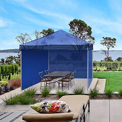 Instahibit 1080D 120g EZ Pop Up Canopy Sidewall UV30+ Fits 10x10ft Canopy Outdoor Picnic 1 Piece Garden